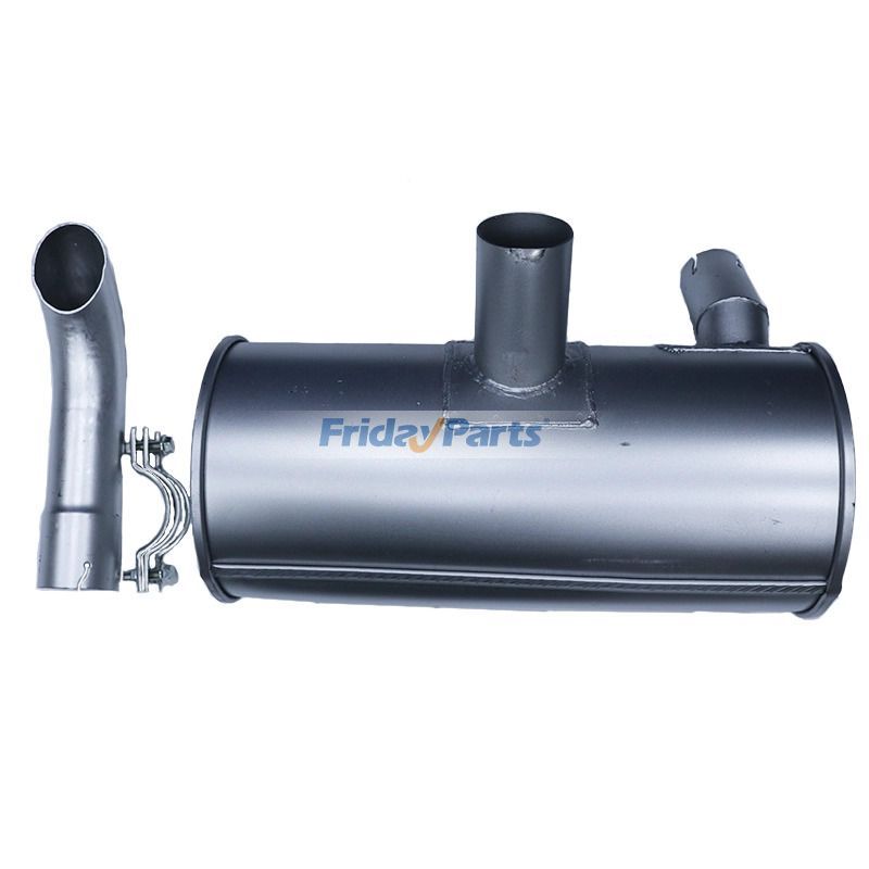 Muffler Silencer with 2Pcs U Bolt and Clamp Kobelco for Excavator