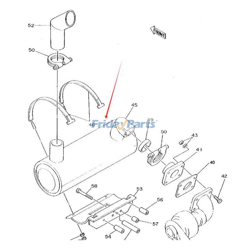  Muffler Silencer For JOHN DEERE
