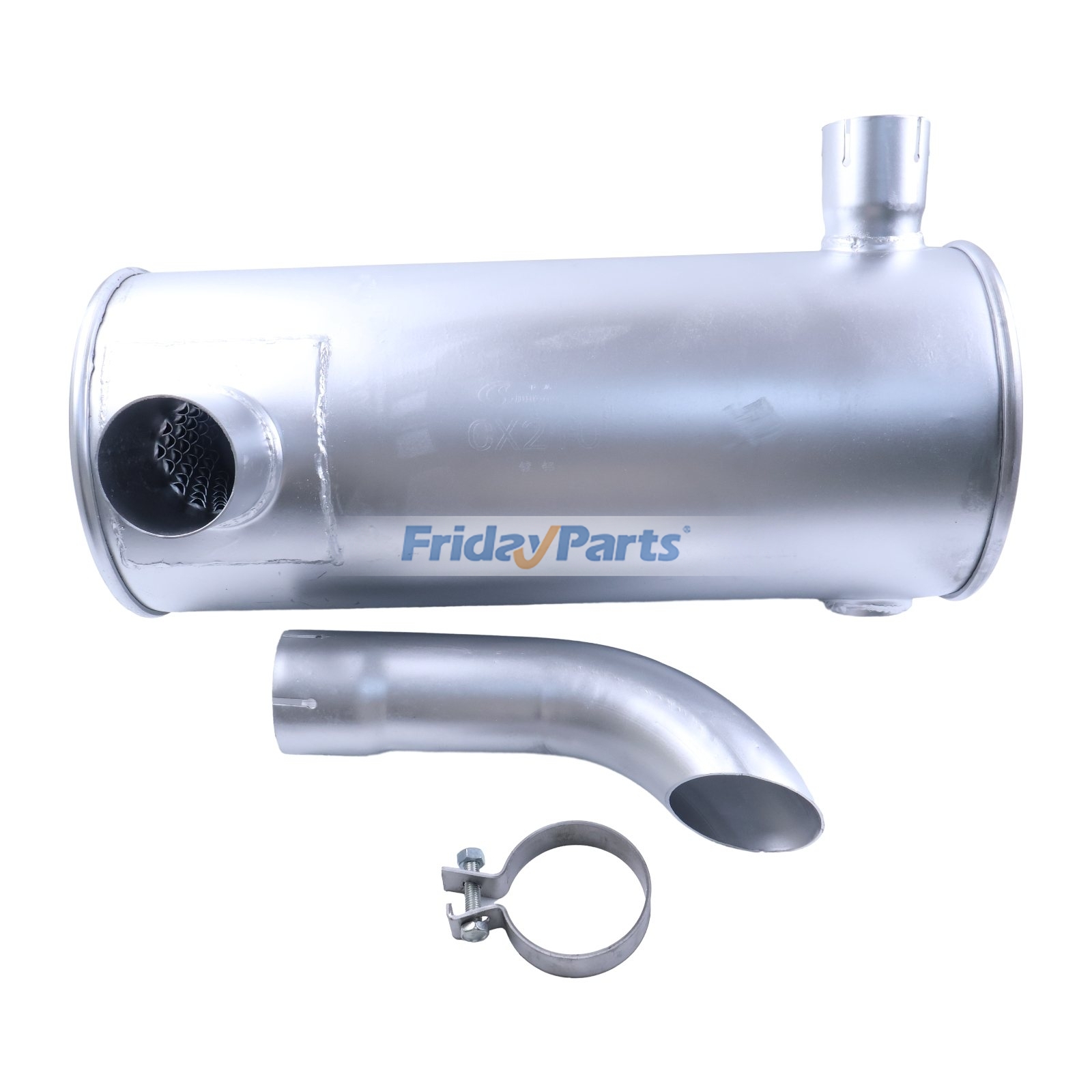 Silenciador de escape para excavadora Case CX210A de FridayParts