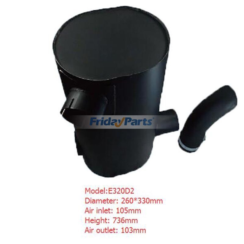 Muffler Silencer for Caterpillar CAT Excavator E320D2