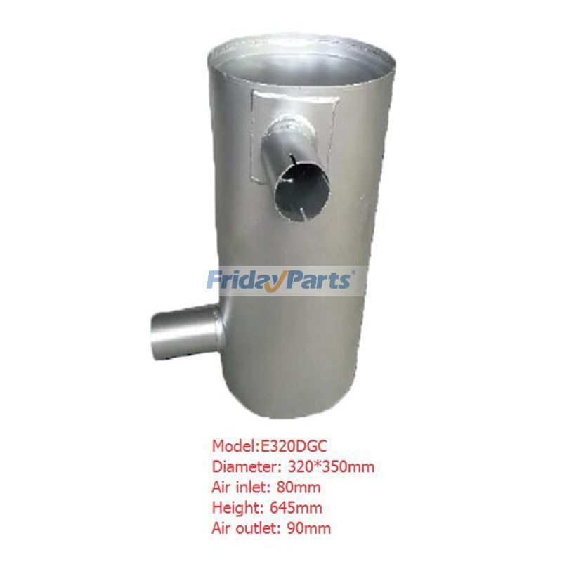 Muffler Silencer for Caterpillar CAT Excavator E320DGC