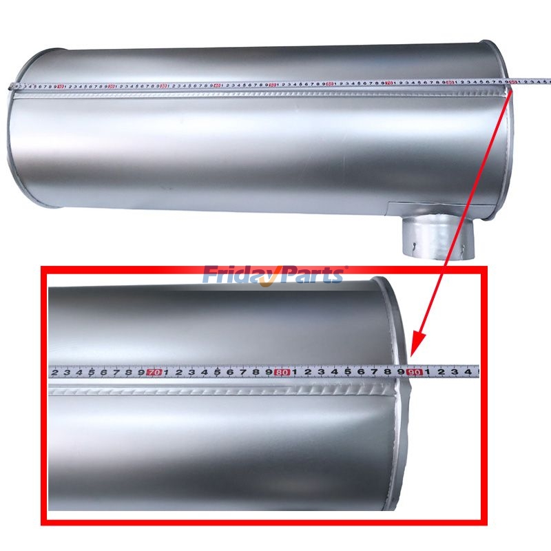 FridayParts Muffler Silencer