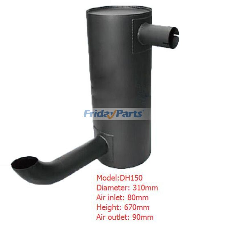 Muffler Silencer for Doosan Excavator DH150
