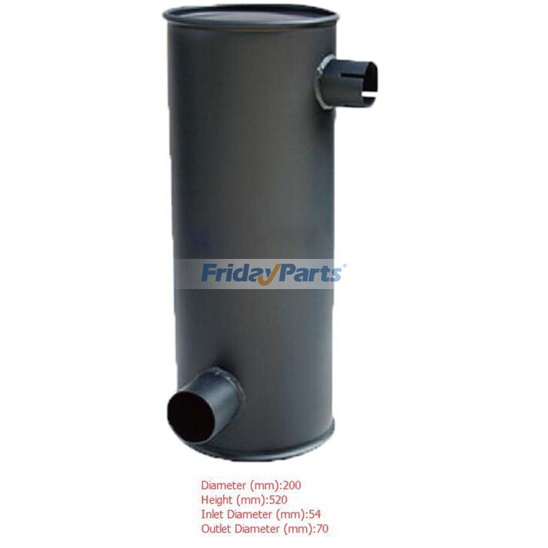 Muffler Silencer for Excavator