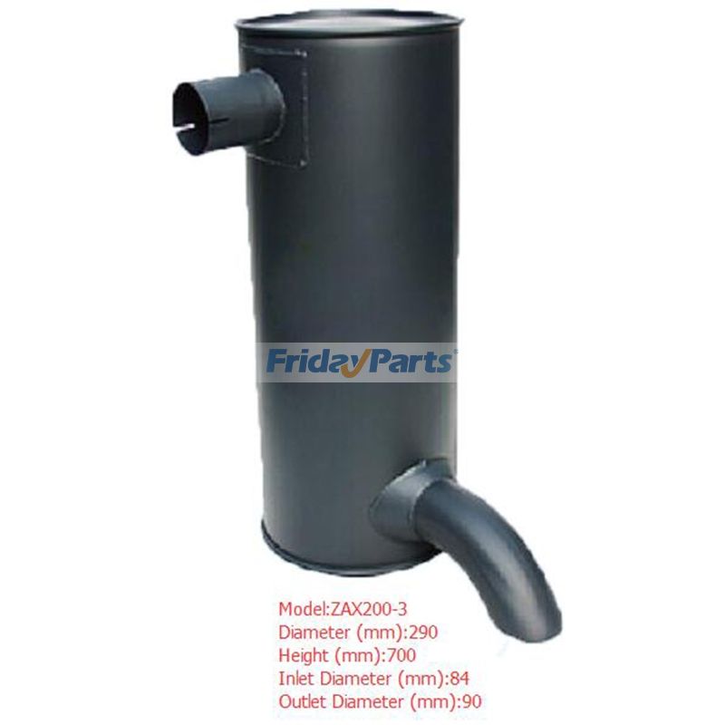 Muffler Silencer for Excavator