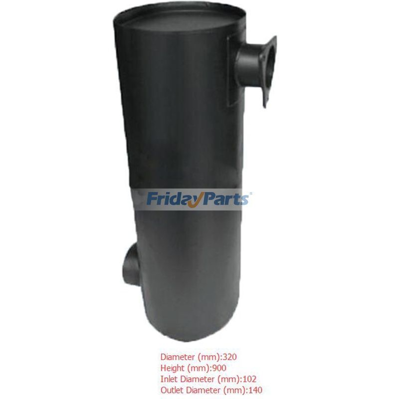 Muffler Silencer for Excavator