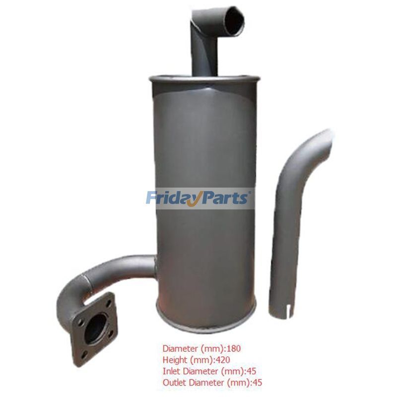 Muffler Silencer for Excavator