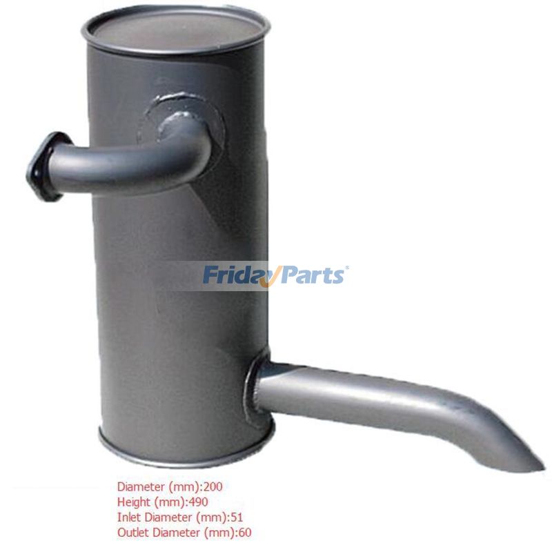FridayParts Muffler Silencer