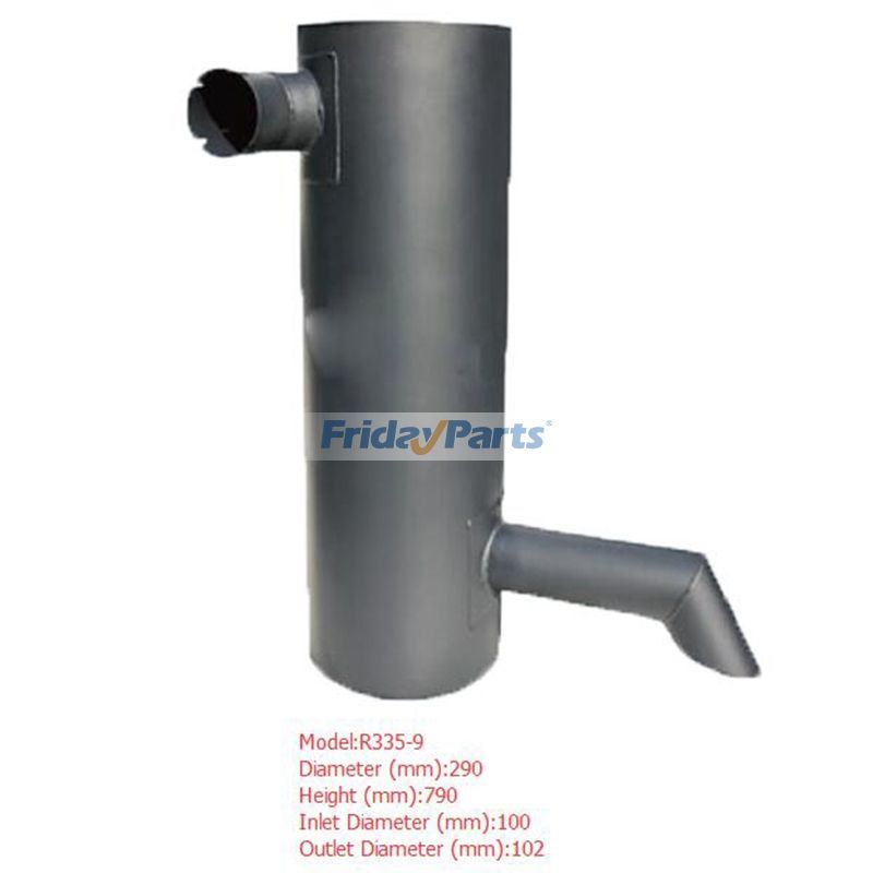 Muffler Silencer for Hyundai Excavator R335-9