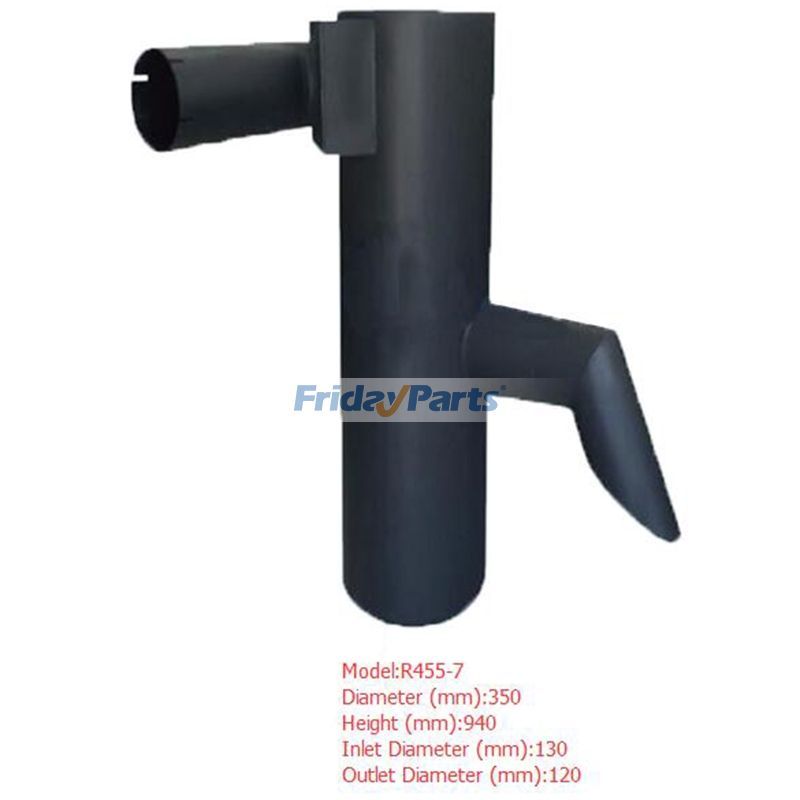 Muffler Silencer for Hyundai Excavator R455-7