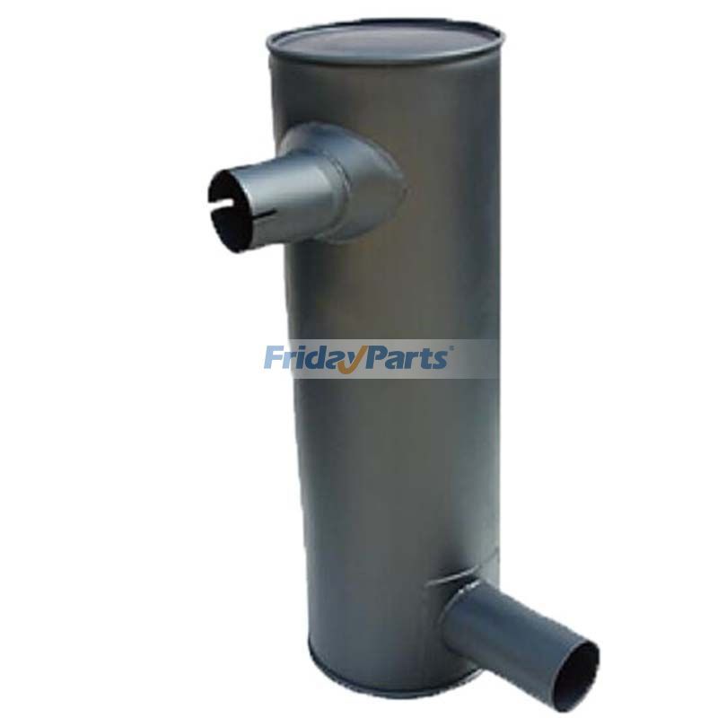 Muffler Silencer for Mitsubishi Engine 6D15T Kobelco Excavator SK220-5 245MMX750MM
