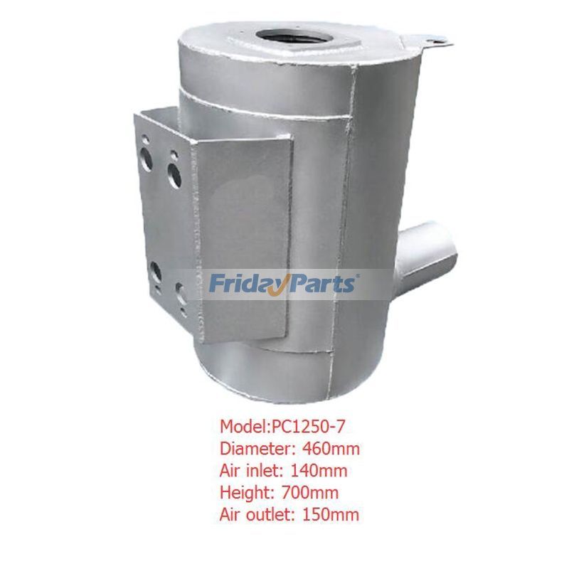 Muffler Silencer 6240-11-5800 for Komatsu Engine SAA6D170E-3E-8 Excavator PC1250-7 PC1250LC-7 PC1250SP-7 PC1250SE-7