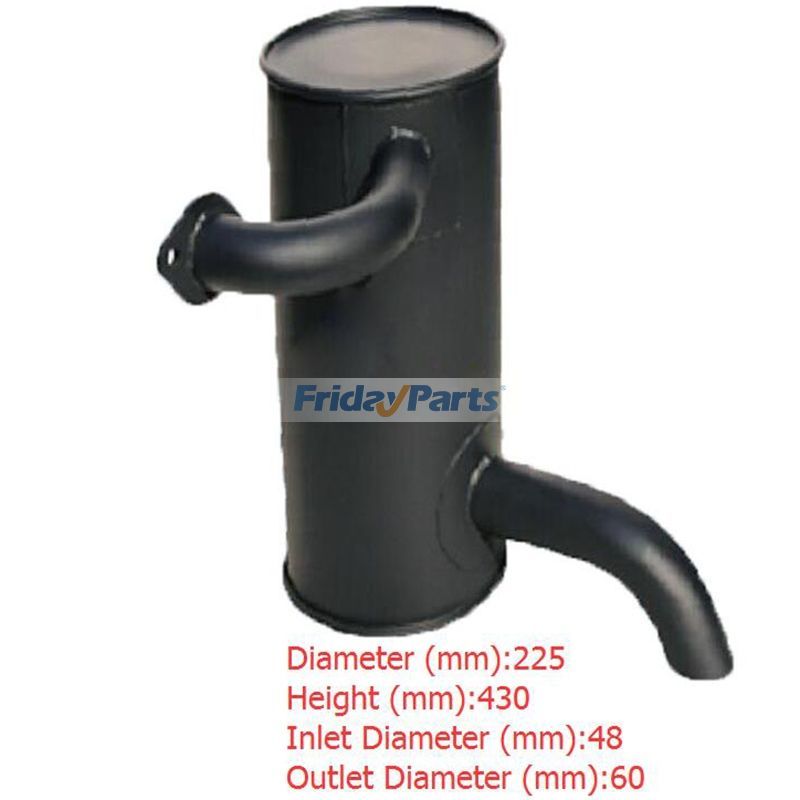 Silenciador de silenciador para escavadeira Sany SY75 para Escavadora 