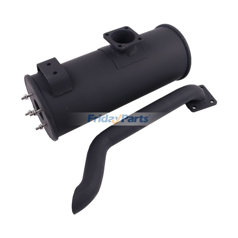 420x175mm Muffler Silencer for Yanmar Engine 4TNV98 Takeuchi Excavator TL130