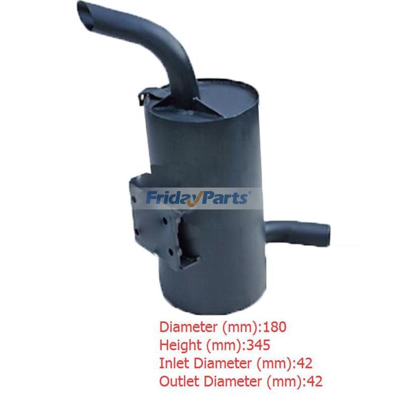Muffler Silencer for Excavator