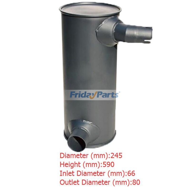Muffler Silencer for Excavator