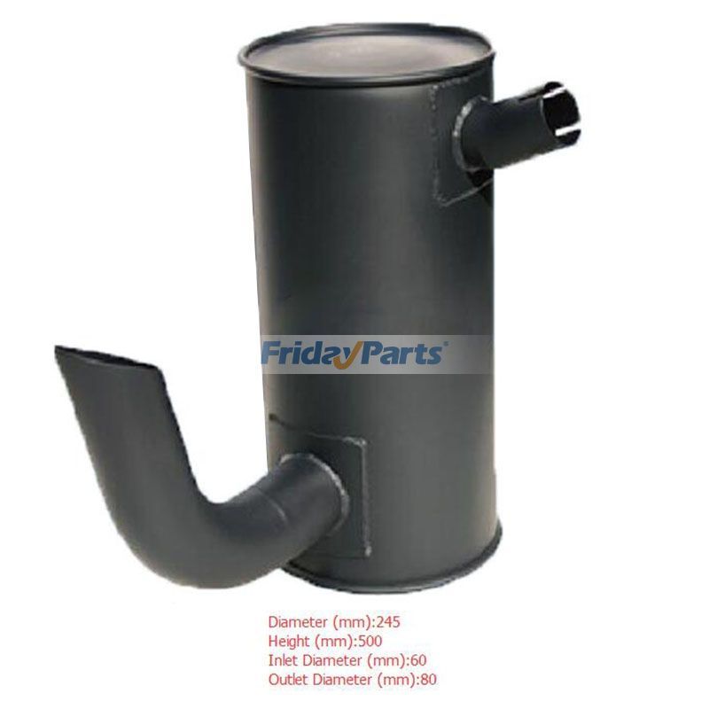 Muffler Silencer for Excavator