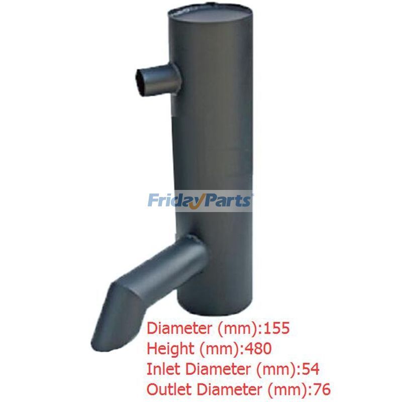 Muffler Silencer for Excavator