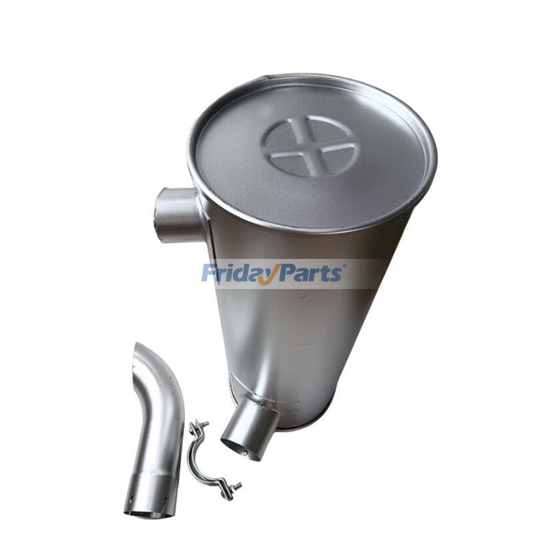 Muffler Silencer LQ12P00016P1 LQ12P00009P1 for Mitsubishi Engine 6D34 Kobelco Excavator SK230-6 SK230-6E SK250-6 SK250-6E SK250LC SK250LC-6E