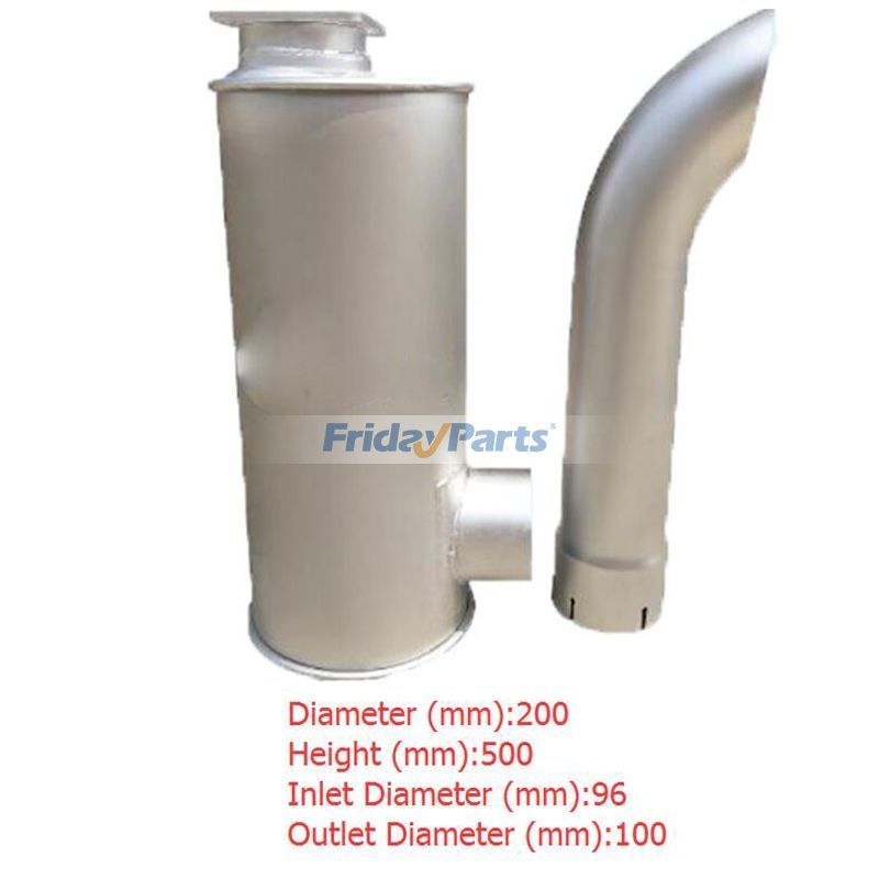 Silenciador de silenciador para rolo compactador Sany SY para Outros Equipamentos de Construção