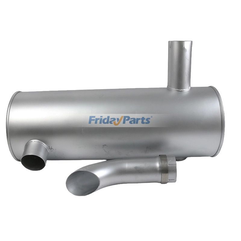 Muffler Silencer with Clamp and 2Pcs U-Bolt for Excavator,Loader