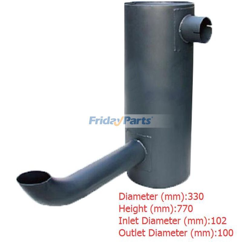Muffler Silencer for Excavator,Loader