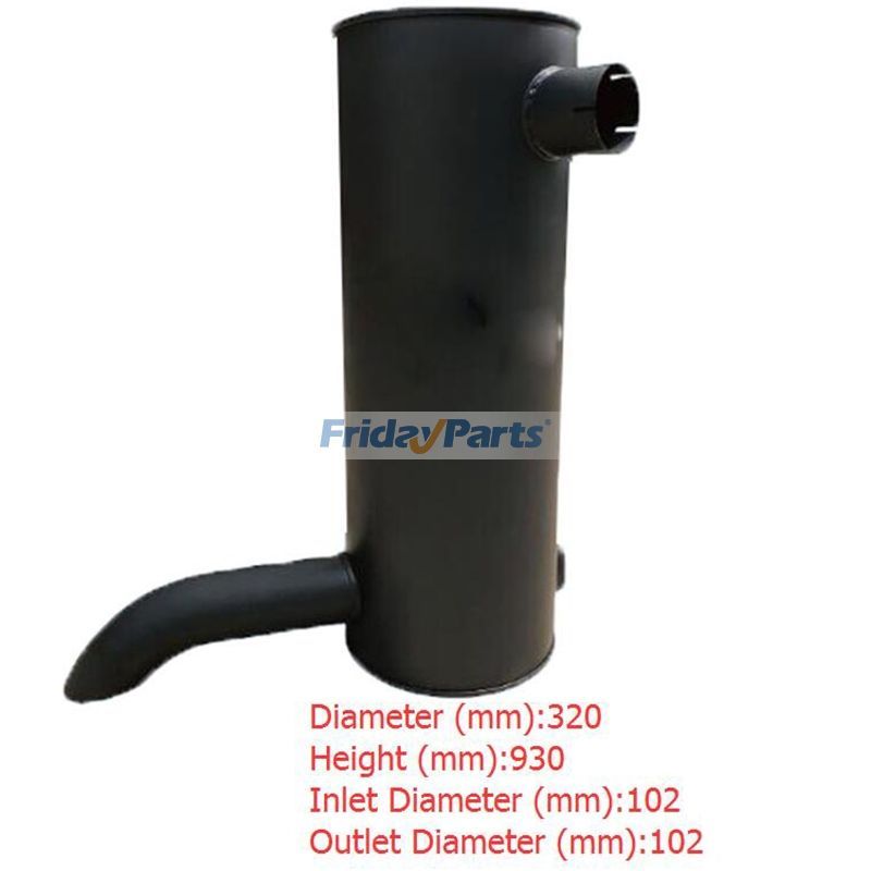 Muffler Silencer for Excavator,Loader