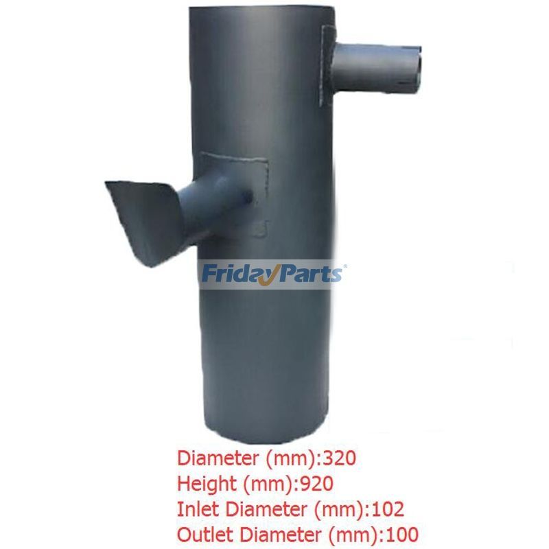 Muffler Silencer for Excavator,Loader