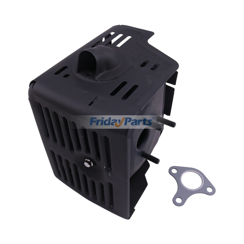 Muffler Silencer With Gasket compatible with Engine