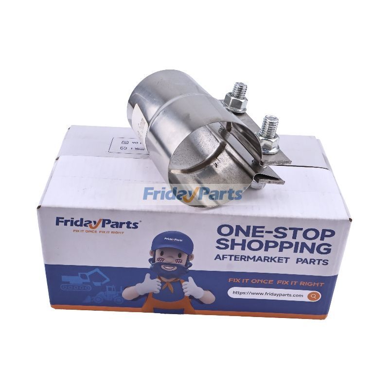 Muffler Clamp YX12P01004P1 for Kobelco SK135SR SK135SR-1E SK135SRL SK200SR SK135SRL-1E SK200SR-1S SK135SRLC SK200SRLC SK200SRLC-1S SK135SRLC-1E