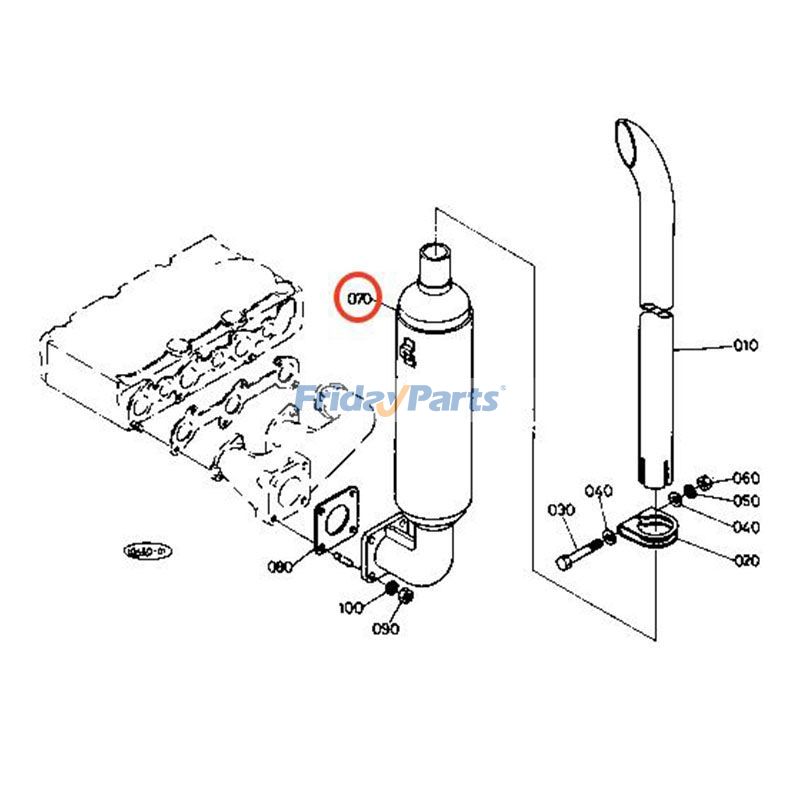Silencieux Pour KUBOTA