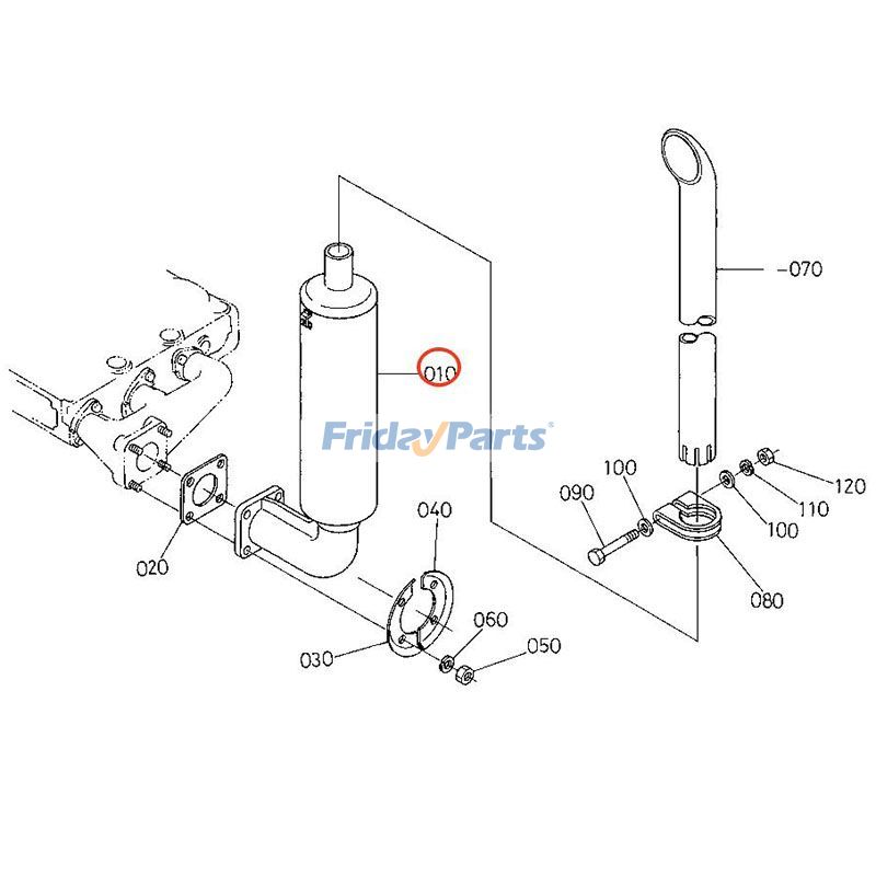 Muffler Kit in Stock in China,USA,United Kingdom