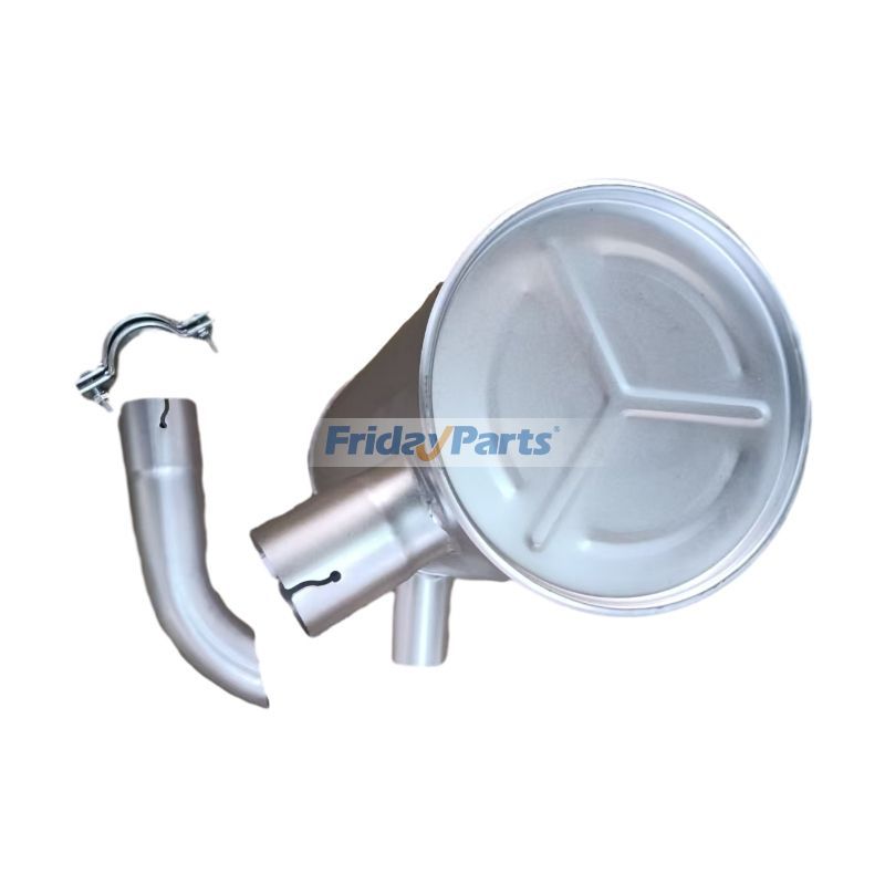 Silenciador 6731-11-5511 para motor Komatsu 4D102 4D95 Excavadora PC75UU-3 PC60-7 PC75US-3 PC75UD-3 PC78MR-6 PC78US-5 PC78US-6 PC78UU-6 de FridayParts