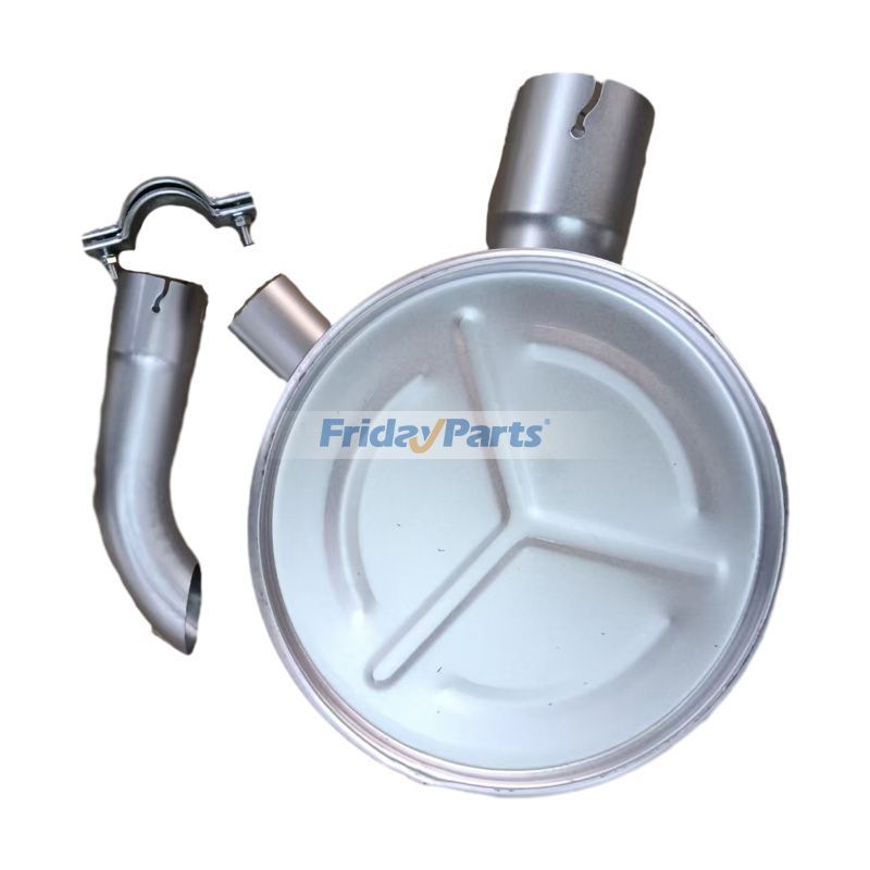 Silenciador 6731-11-5511 para motor Komatsu 4D102 4D95 Excavadora PC75UU-3 PC60-7 PC75US-3 PC75UD-3 PC78MR-6 PC78US-5 PC78US-6 PC78UU-6