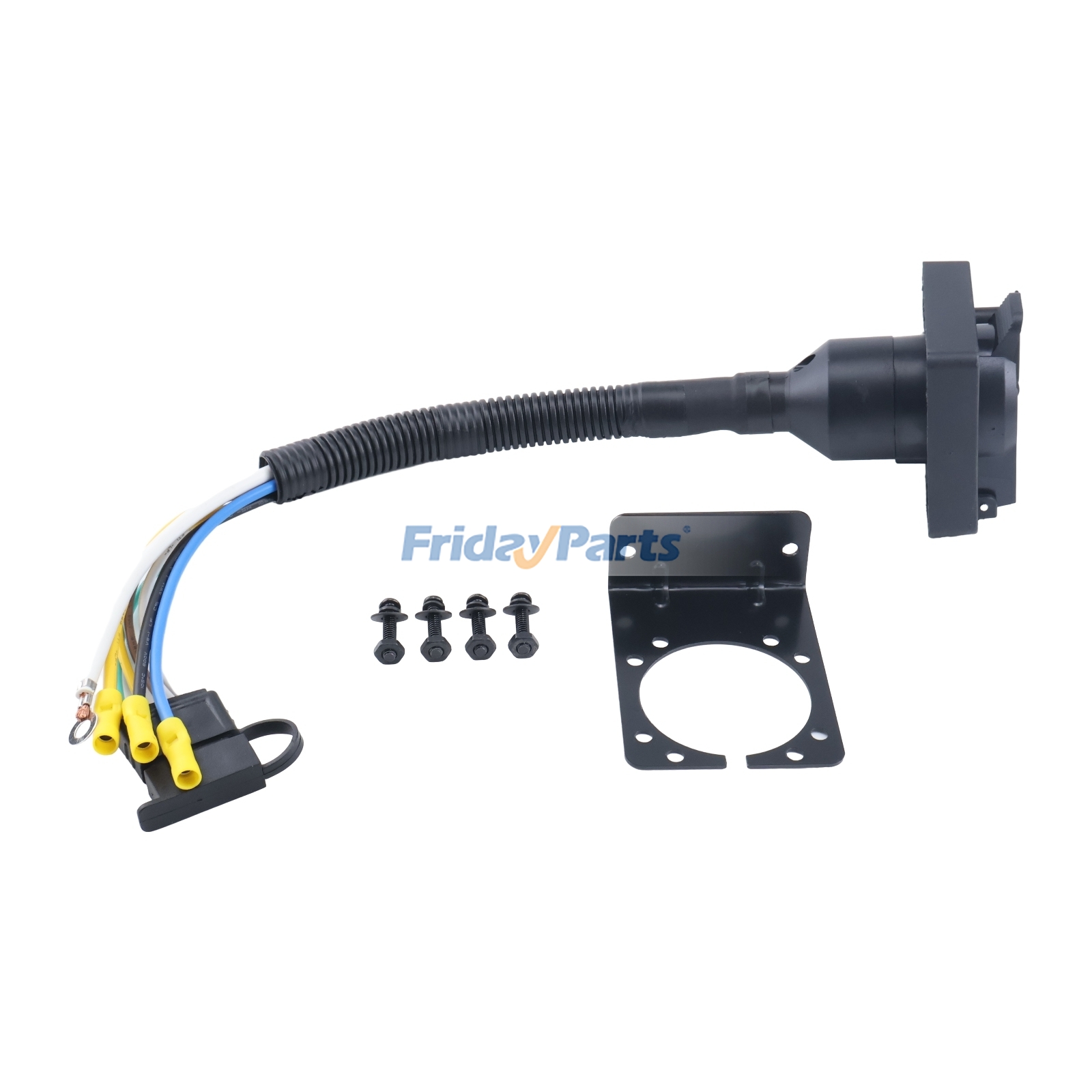 Multi-Tow 4 Flat to 7 Blade and 4 Flat Adapter for Vehicle