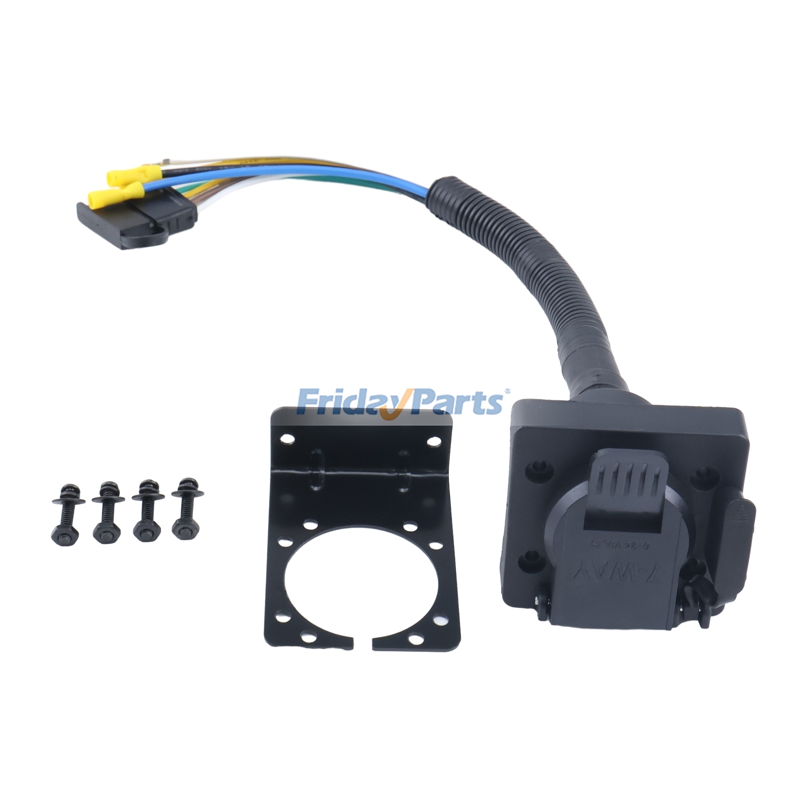 Multi-Tow 4 Flat to 7 Blade and 4 Flat Adapter Replacement for Hopkins Towing Solutions 47185