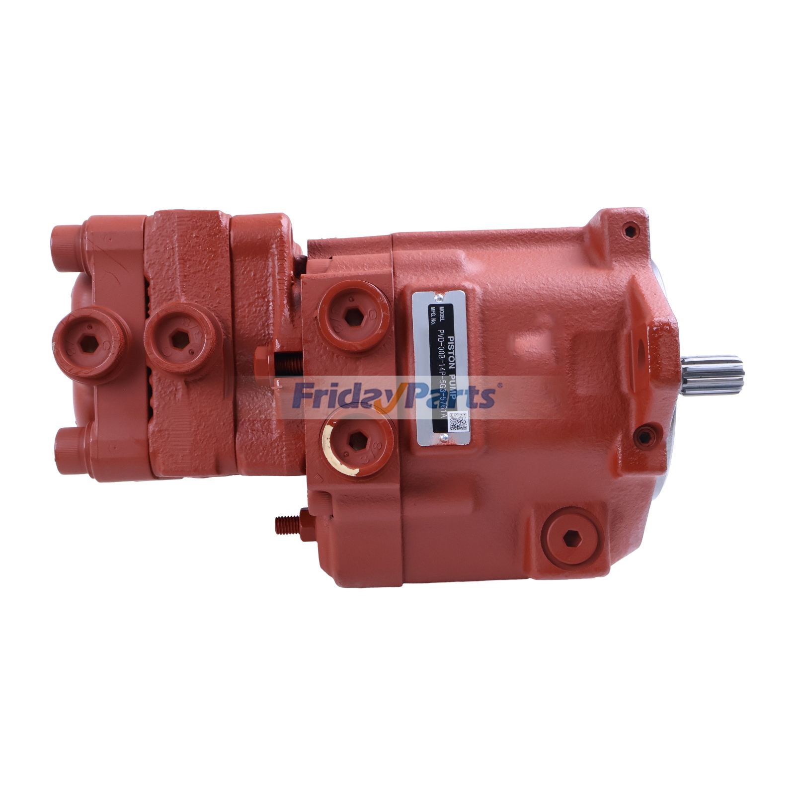 Bomba hidráulica Nachi PVD-00B-14P PVD-00B-14P-5G3 para excavadora Hitachi ZX16 ZX17 ZX18 Kubota U15-3 KX36-3 Para HITACHI