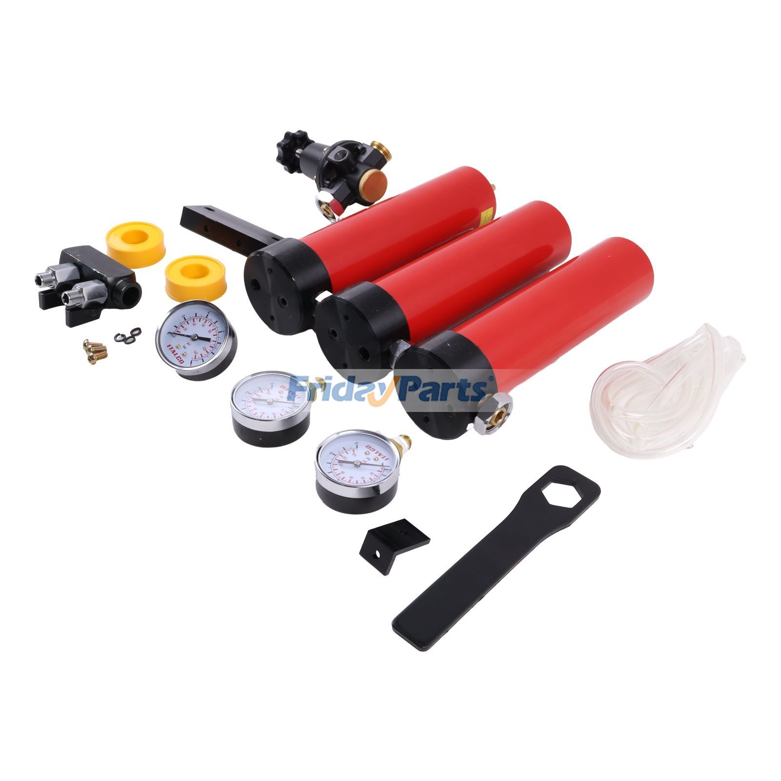 Aftermarket Nanpu Z-Serie 3-stufiges Druckluftfiltersystem 127CFM 1/2" & 3/4" NPT-Einlass 1/4" Auslass Öl- und Wasserabscheider für Spritzpistolen, Werkzeuge, CNCfür Für andere Marken