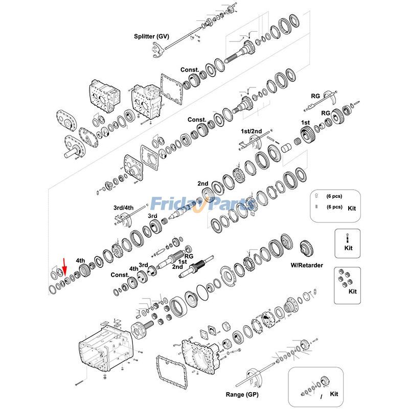 Needle Bearing for ZF Transmission for Other Construction Equipment