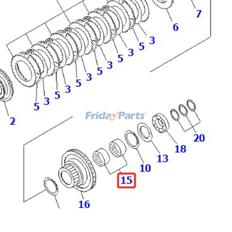 Needle Bearing for Compactor,Loader,Motor Grader,Off-Road Truck