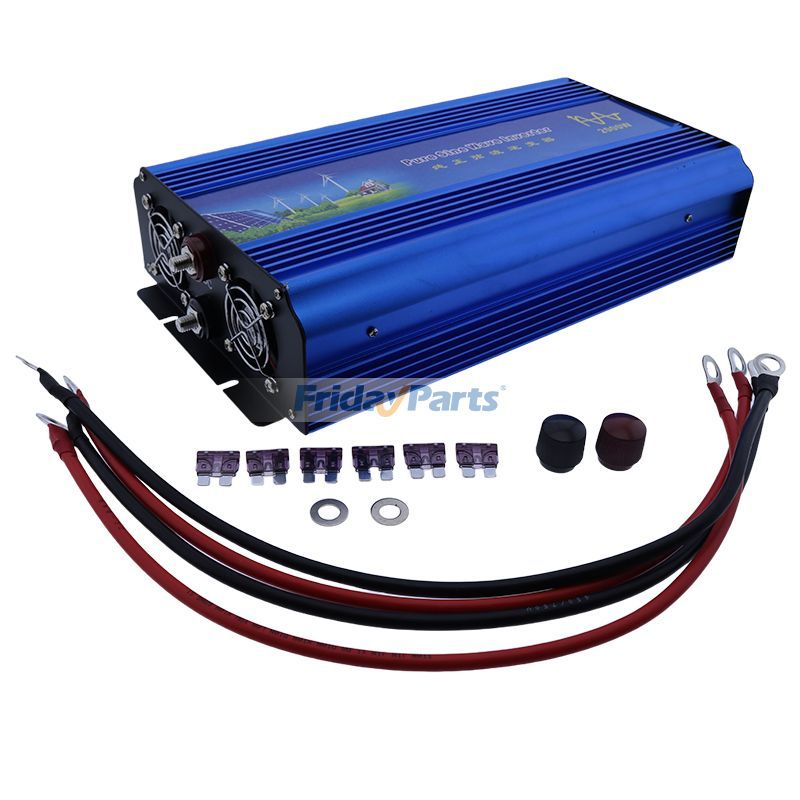 Vehicle NewDC12V to AC200-240V Power Pure Sine Wave Inverter 2000W