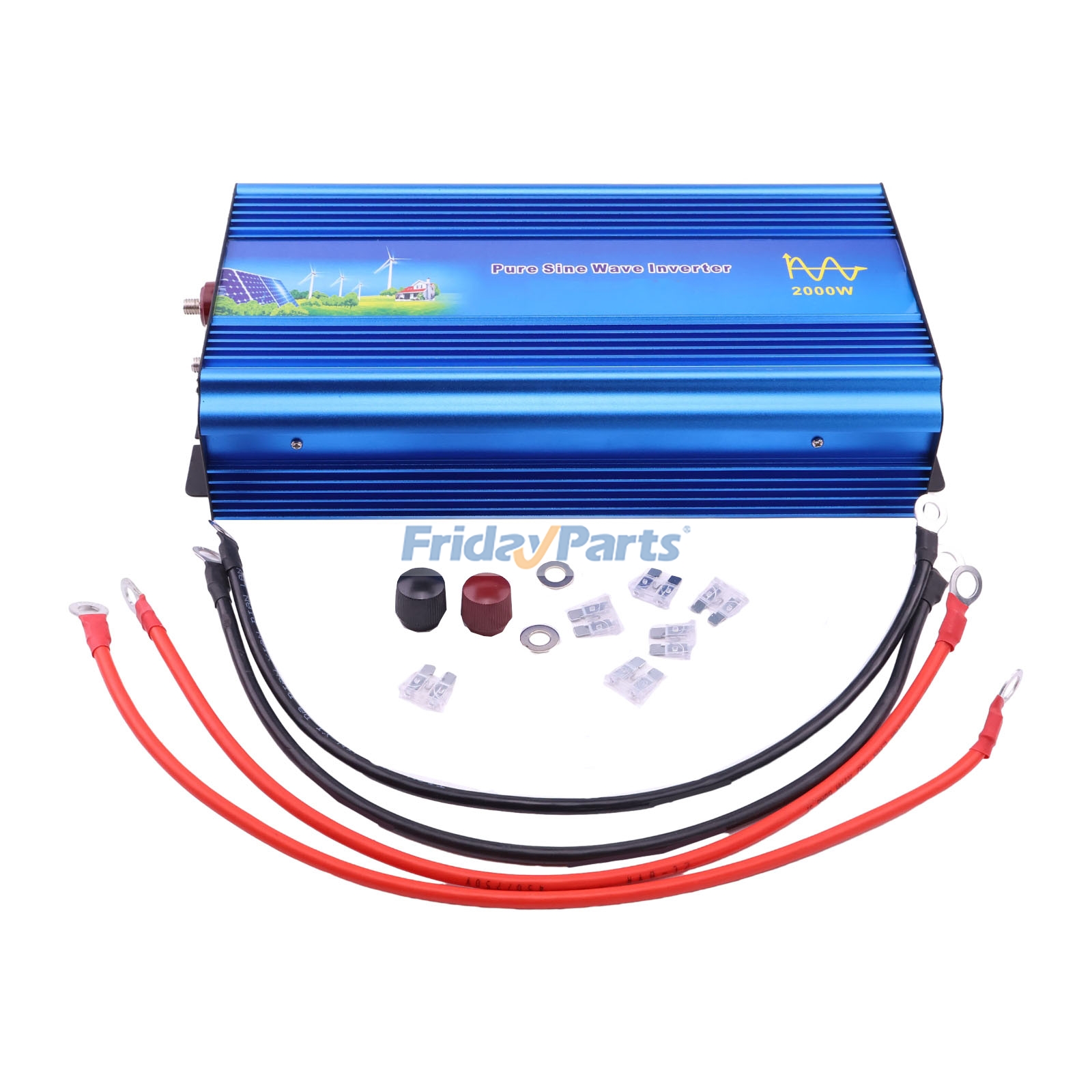 DC24VからAC200-240V電源純正正弦波インバーター2000W