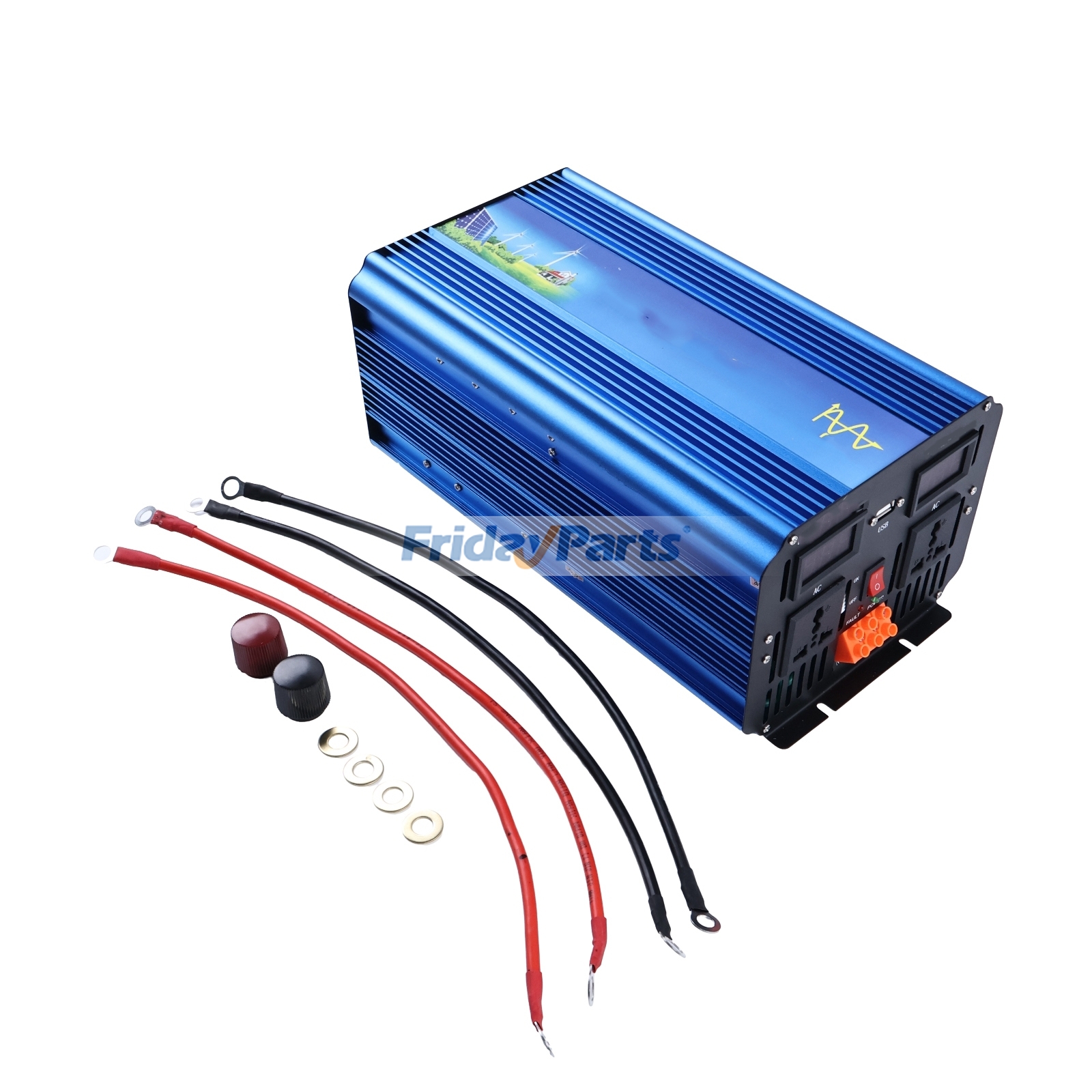 New DC24V to AC200-240V Power Pure Sine Wave Inverter 3000W