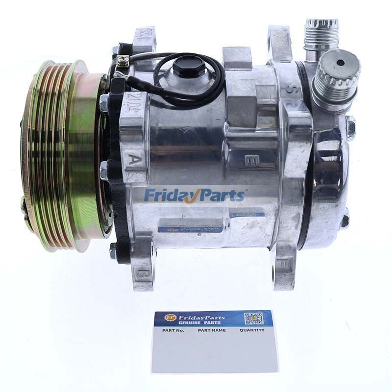 Seltec TM-15 HD A/C Compressor 87649991 for New Holland Loader L190 L185 L180 C190 C185 