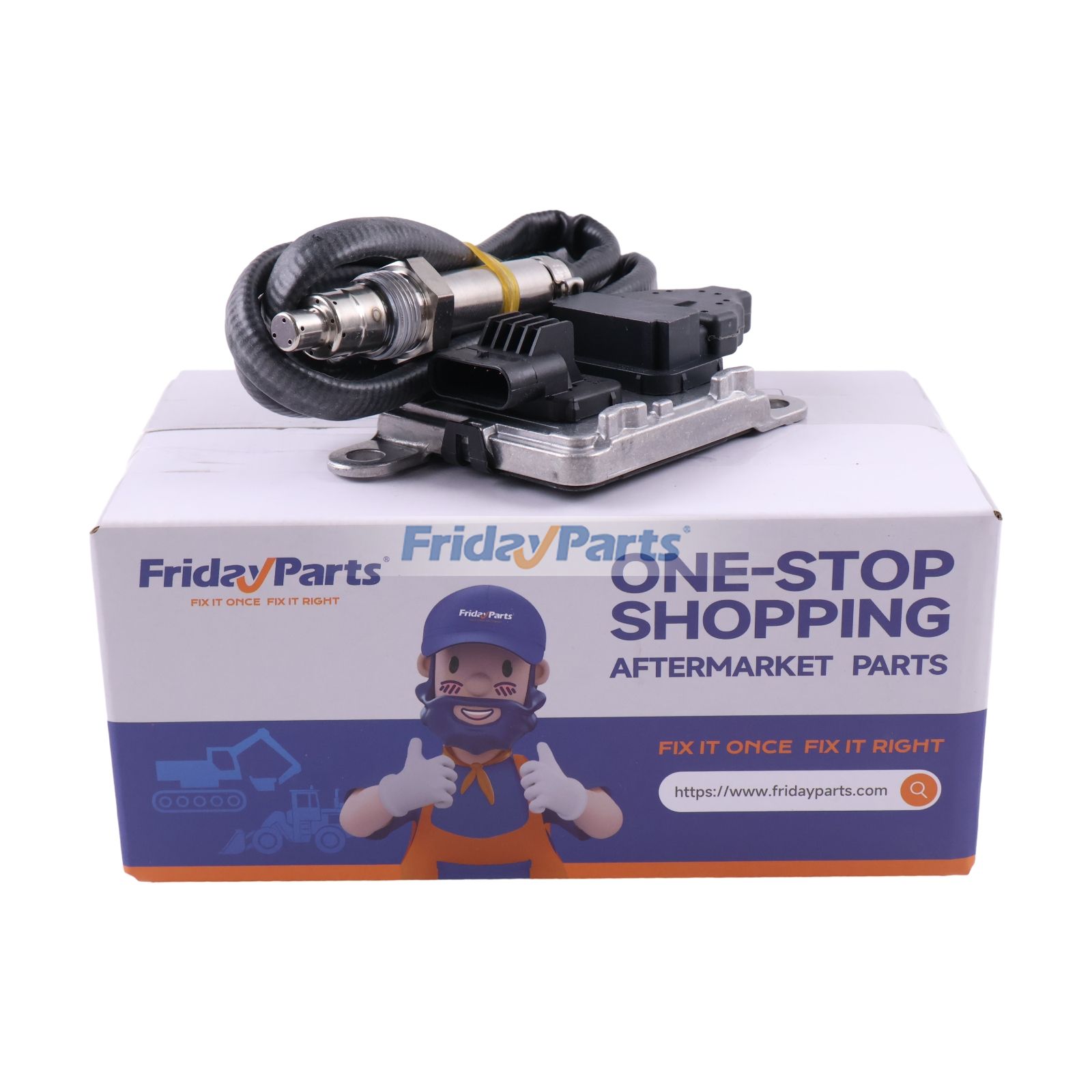 Nitrogen Oxide NOX Sensor 1J631-19370 for Kubota Engine V3800T Tractor M5-091 M5-111 M5N-091 M5N-111 M6-101 M6-111 M6S-111