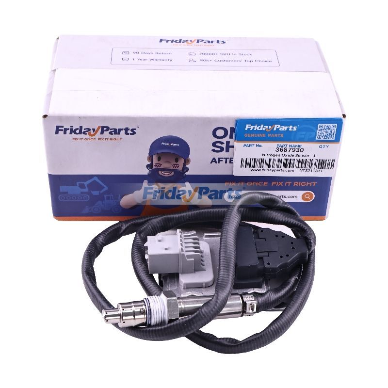 Nitrogen Oxide Sensor 3687930 for Cummins Engine ISX12 QSK60 QSX15 X15 QST30 QSL9