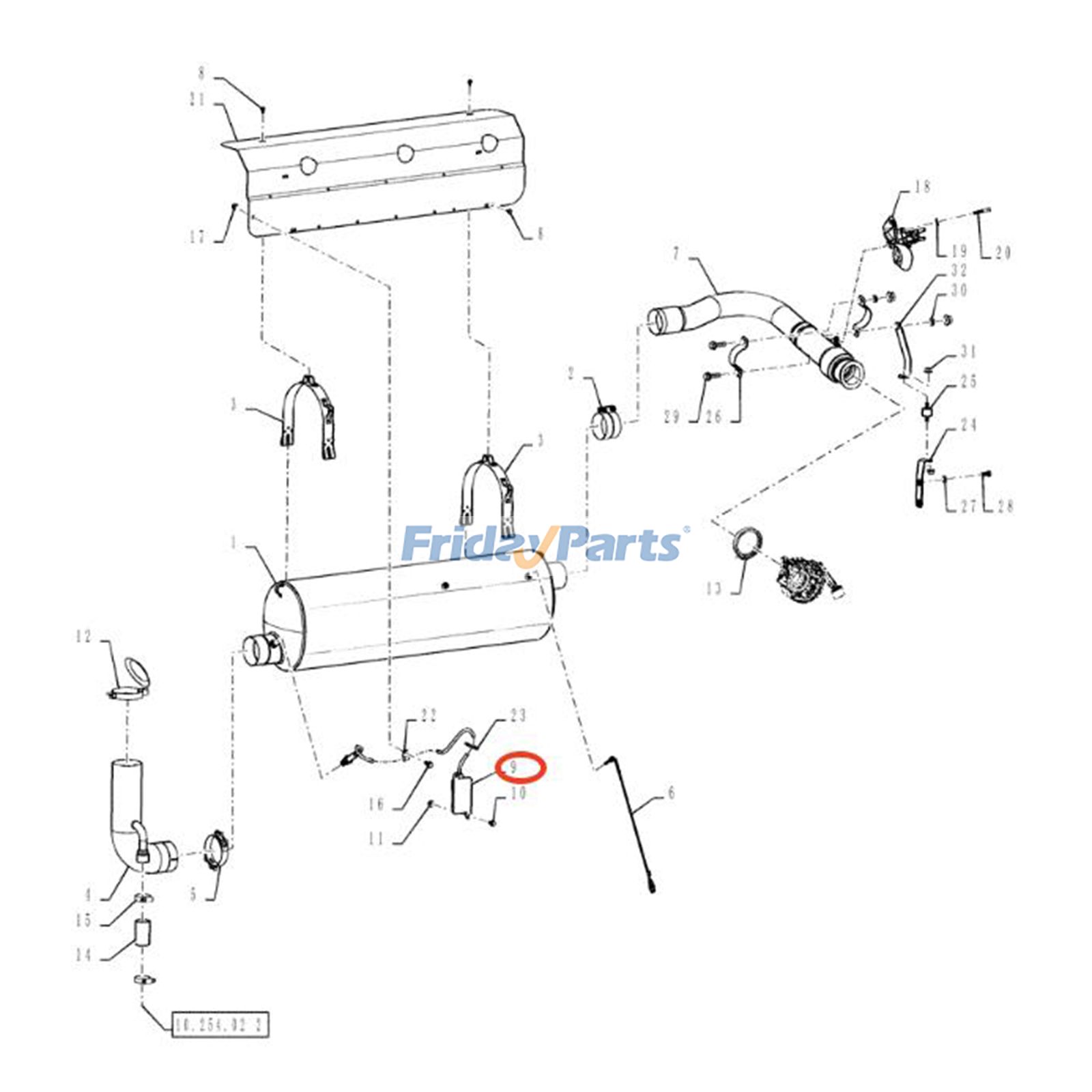 FridayParts Stickoxidsensor