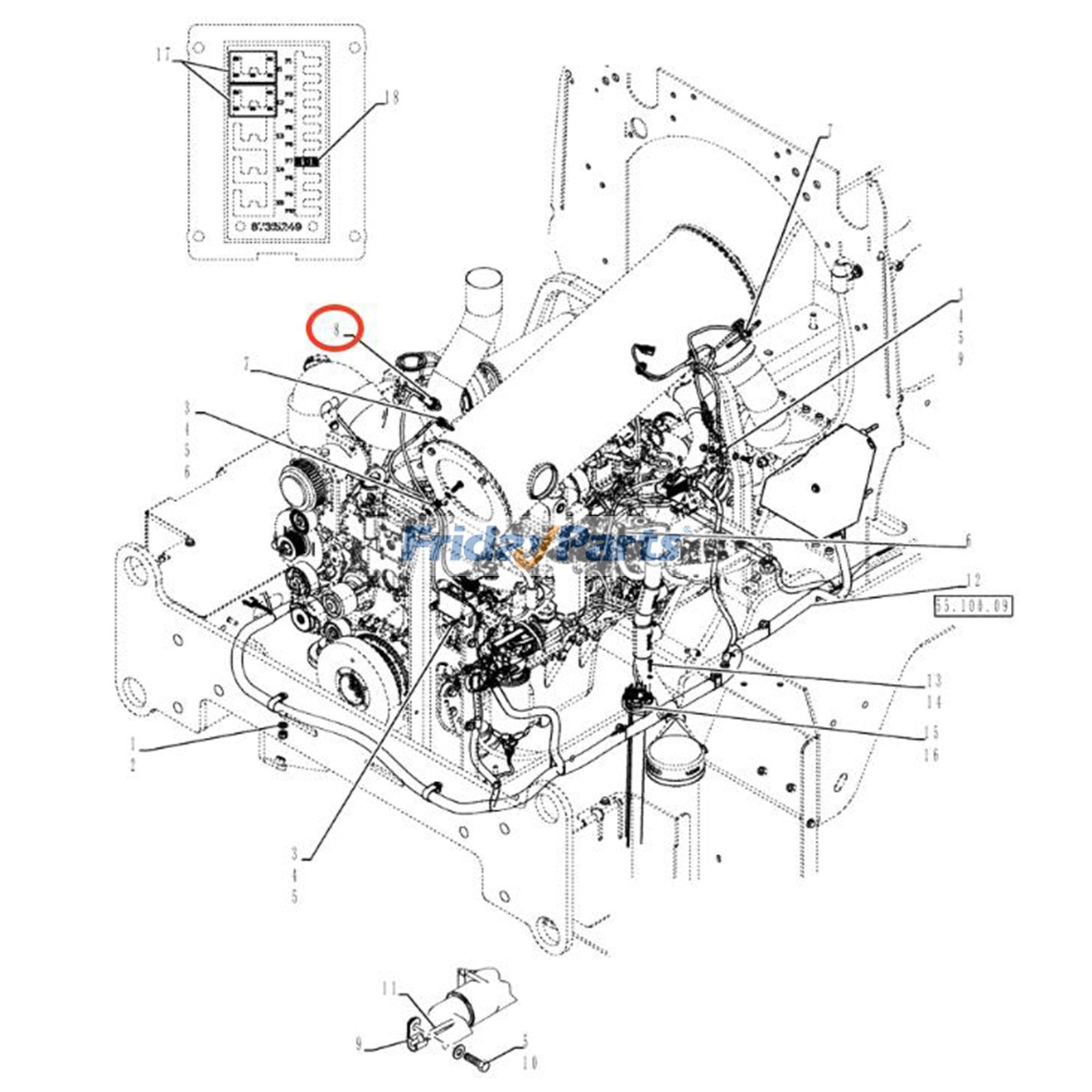 Nitrogen Oxide Sensor for Harvester,Loader,Tractor