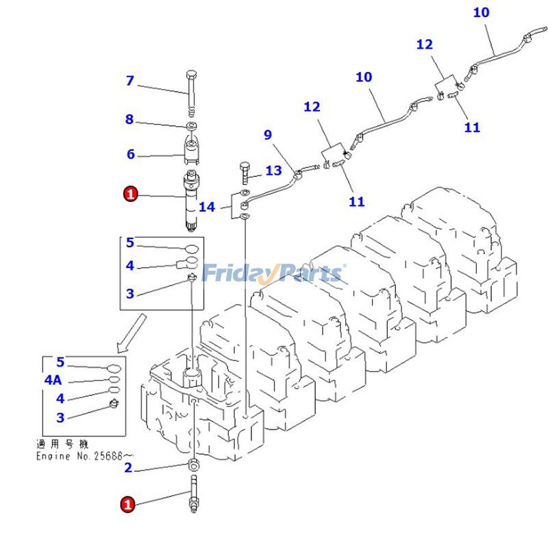 Nozzle Holder Assembly SA6D140-1 for Engine