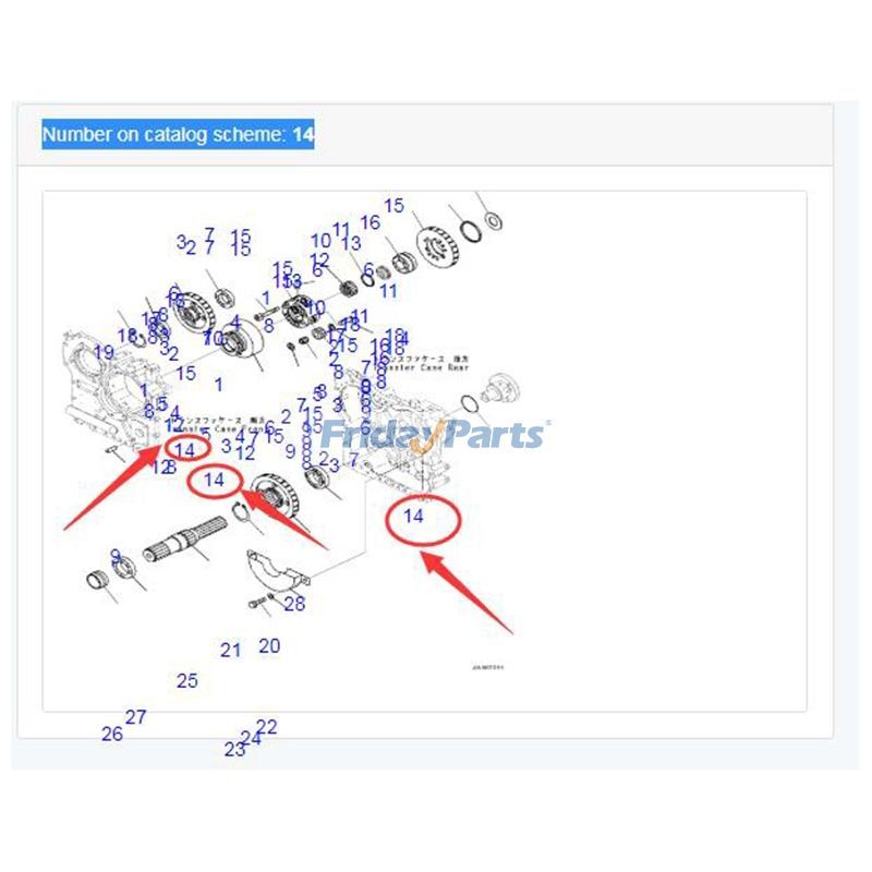 O-ring 07000-A2070 for Komatsu WA150-6 WA150-5 JV25CW-3 EGS760 EGS650 SA6D170A-1 SAA6D170-P740